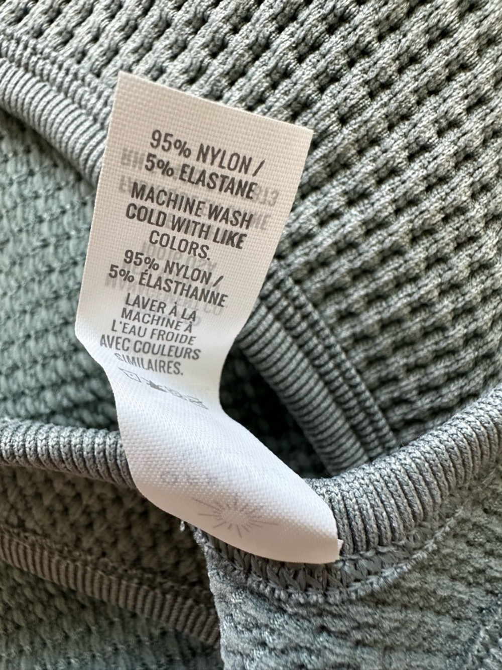 Aerie OFFLINE Main Squeeze Seamless Waffle Sports Bra Size XL NWT - Picture 10 of 13